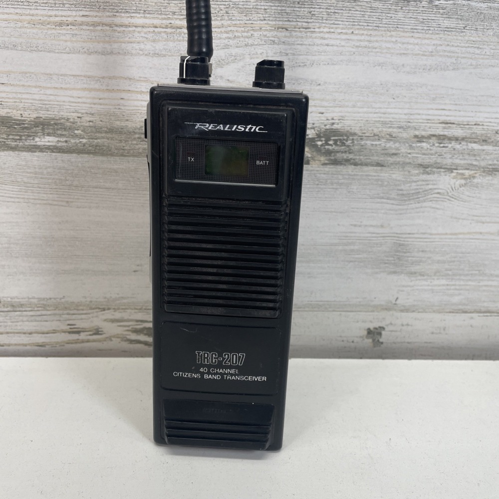 Realistic TRC-207 AM 40 Channel Citizens Band CB Radio Transceiver Vintage